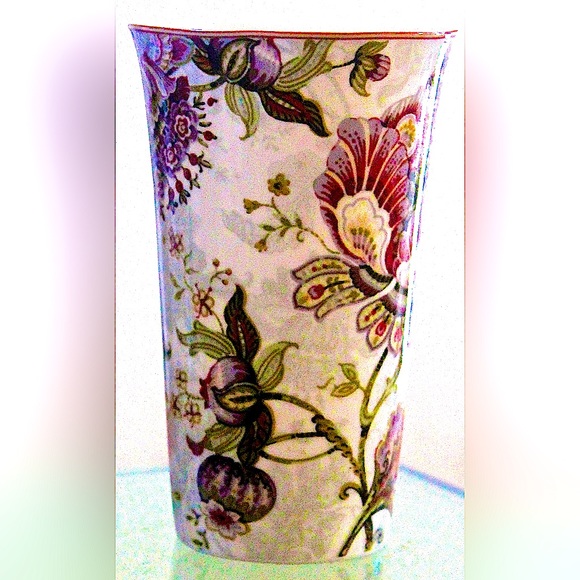 222 FIFTH GABRIELLE CREAM TALL LATTE MUG CUP COFFEE - Picture 2 of 5